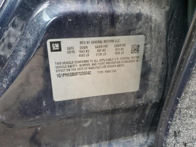 2015 CHEVROLET CRUZE ECO 1G1PH5SB8F7208042