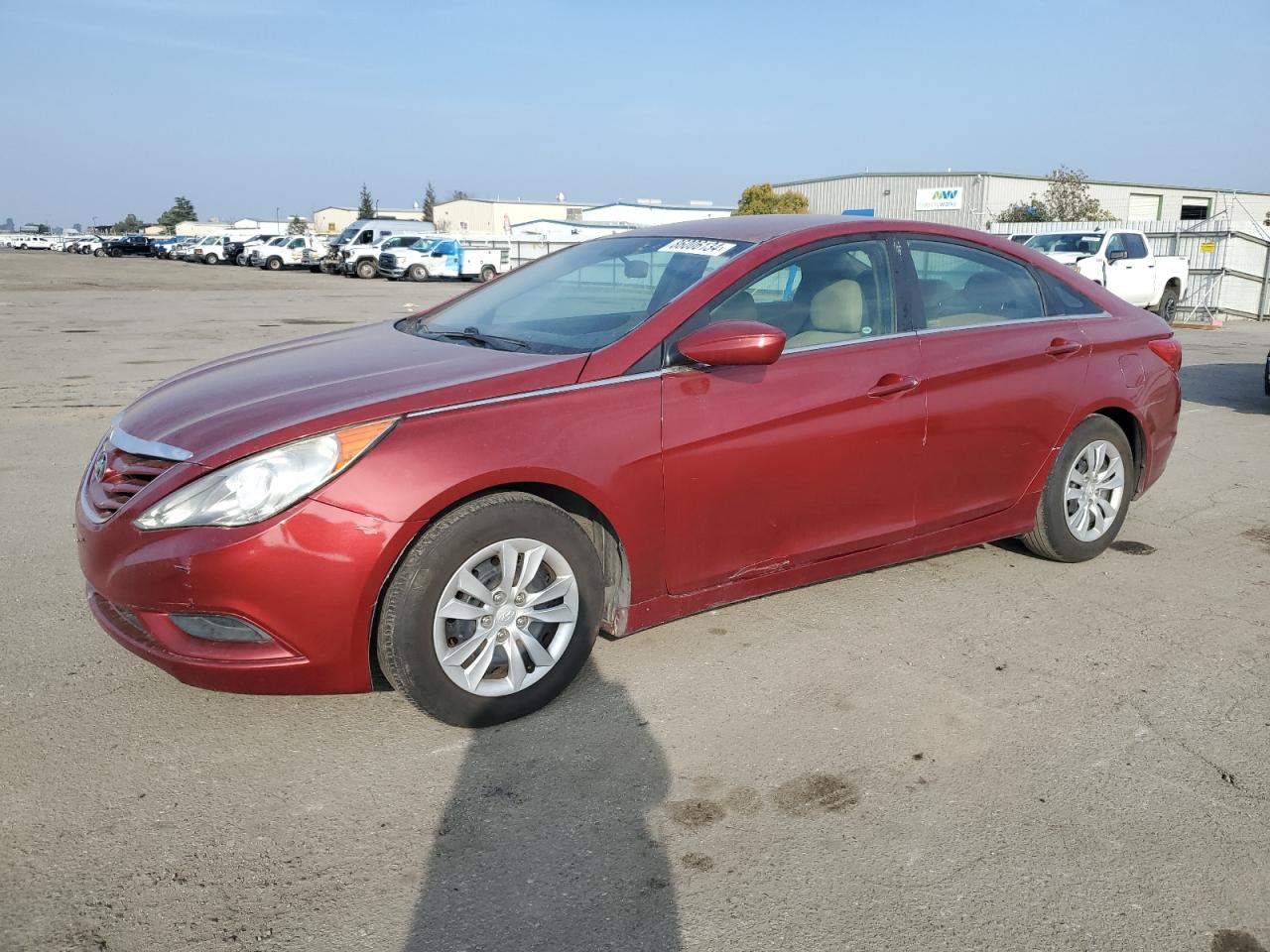 Lot #3030612096 2011 HYUNDAI SONATA GLS