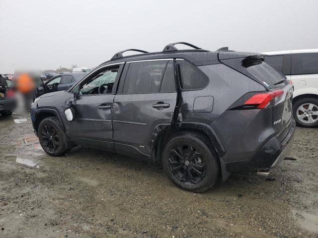 TOYOTA RAV4 XSE 2023 charcoal  hybrid engine 4T3E6RFV0PU126764 photo #3