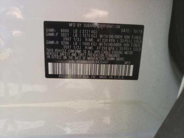 2020 SUBARU ASCENT TOU 4S4WMARD9L3425497