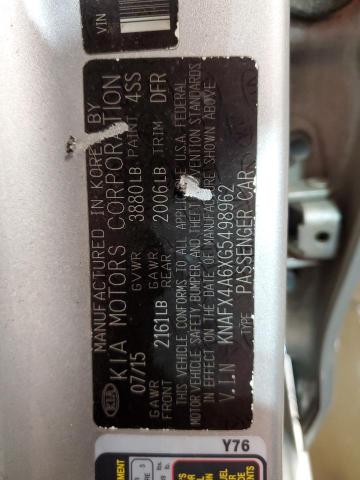 2016 KIA FORTE LX - KNAFX4A6XG5498962