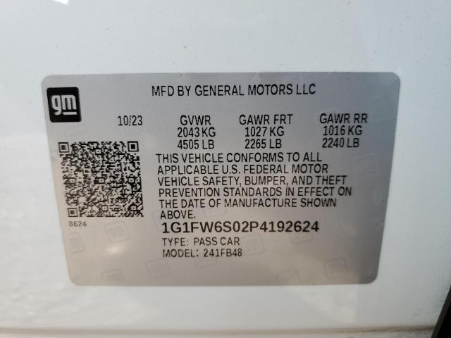 2023 CHEVROLET BOLT EV 1L - 1G1FW6S02P4192624