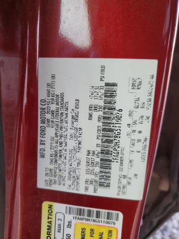 2016 FORD FUSION SE - 1FA6P0H78G5110076