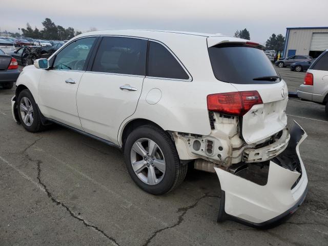 ACURA MDX TECHNO 2011 white  gas 2HNYD2H69BH515700 photo #3