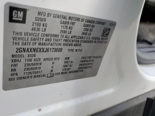 2018 CHEVROLET EQUINOX PR - 2GNAXNEXXJ6173608