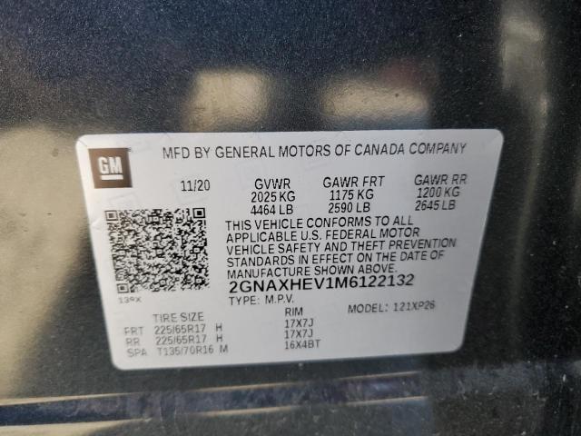 2021 CHEVROLET EQUINOX LS - 2GNAXHEV1M6122132