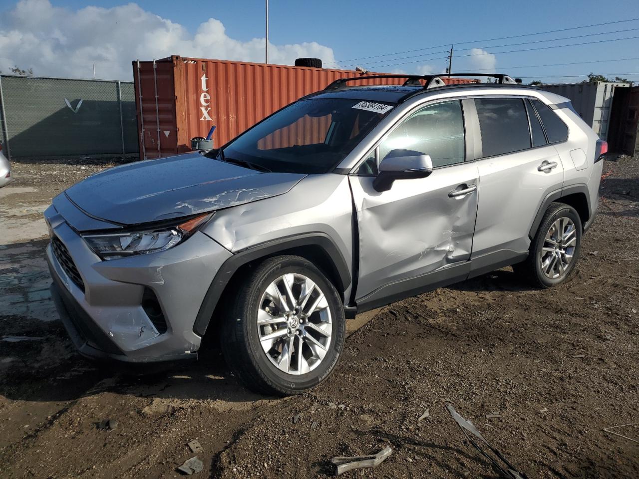 Lot #3030746121 2021 TOYOTA RAV4 XLE P