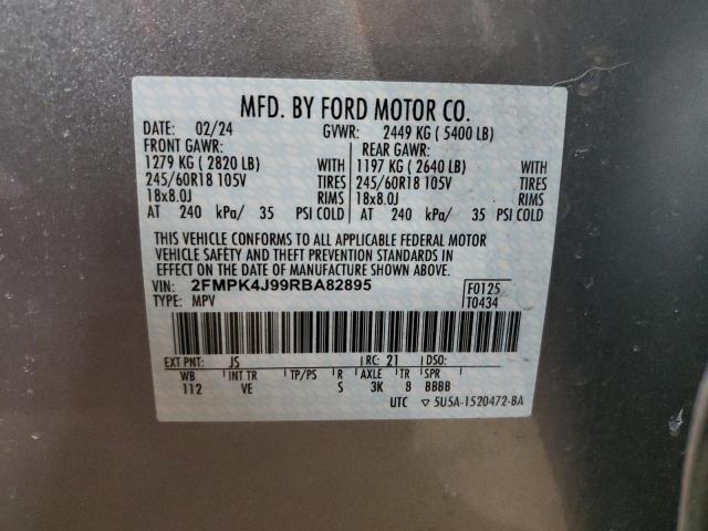 2024 FORD EDGE SEL - 2FMPK4J99RBA82895