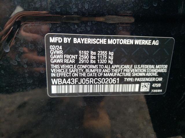 VIN WBA43FJ05RCS02061 2024 BMW 5 SERIES no.13