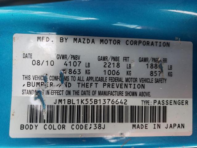 2011 MAZDA 3 S - JM1BL1K55B1376642