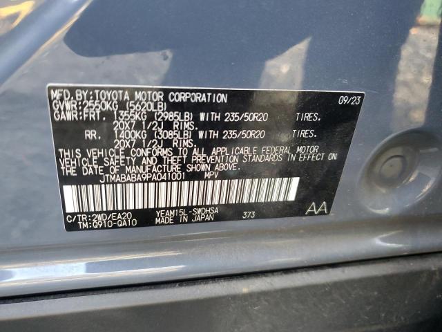 2023 SUBARU SOLTERRA P JTMABABA9PA041001