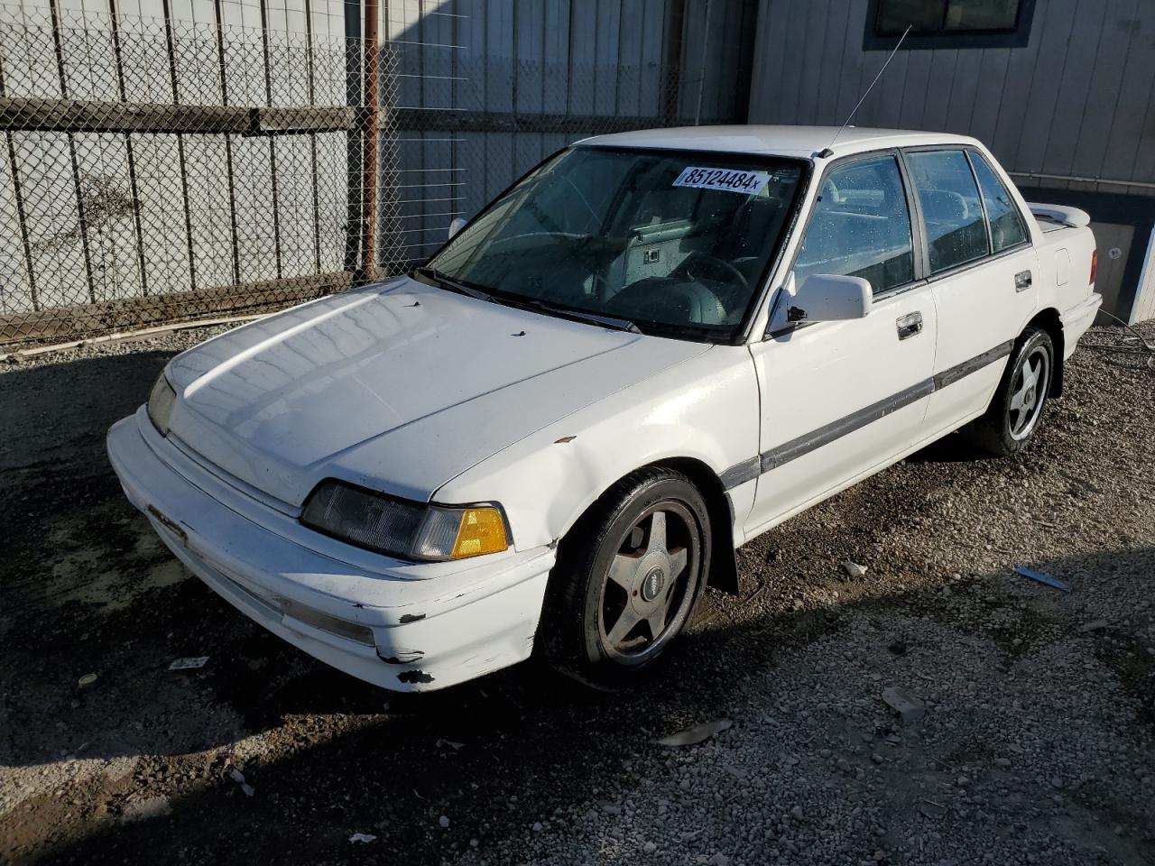 Lot #3026989768 1990 HONDA CIVIC DX