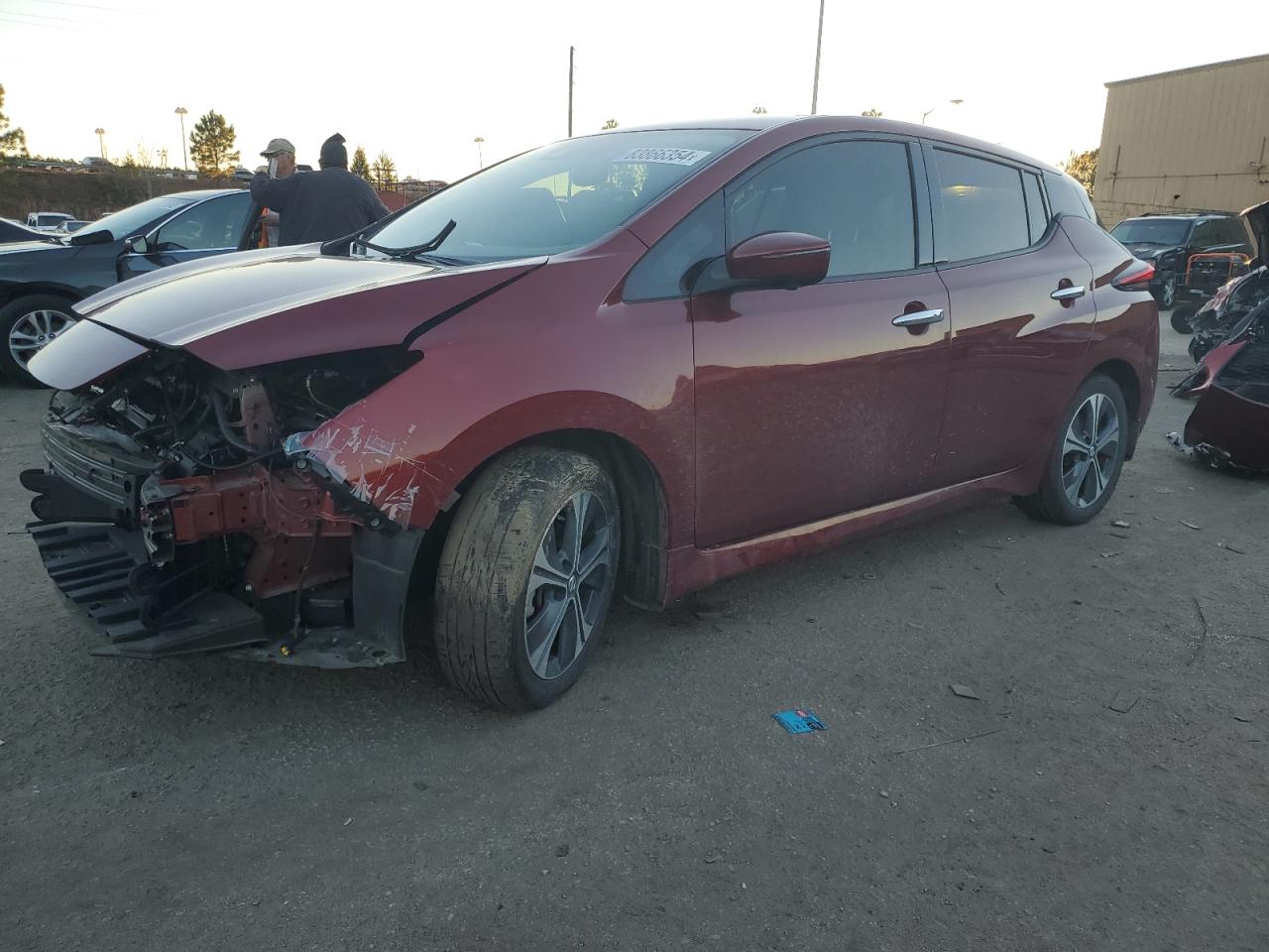 Lot #3033043991 2019 NISSAN LEAF S PLU