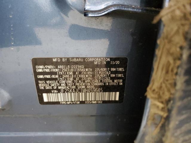 2021 SUBARU FORESTER P - JF2SKAJC1MH459645