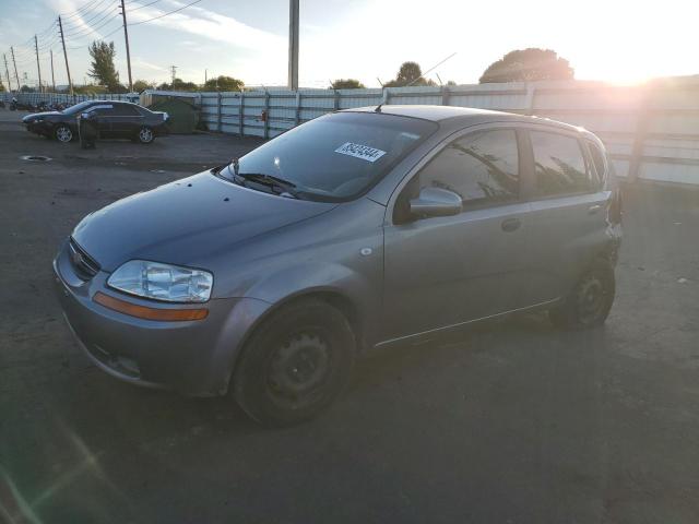 CHEVROLET AVEO BASE 2006 gray  gas KL1TD66656B663908 photo #1