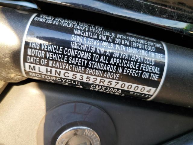 2024 HONDA CMX300 A MLHNC5352R5700004