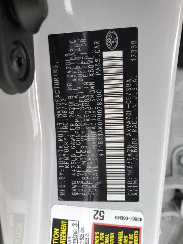 2023 TOYOTA CAMRY SE N - 4T1G11AK0PU078200