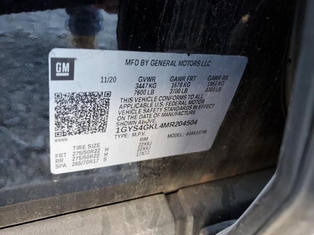 2021 CADILLAC ESCALADE S - 1GYS4GKL4MR204504