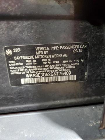 2016 BMW 328 XI SUL - WBA8E3G52GNT76409