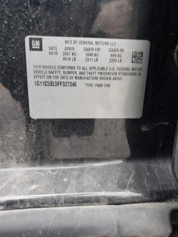 2015 CHEVROLET MALIBU 1LT - 1G11C5SL5FF327346