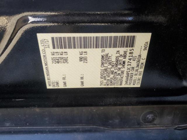 2018 NISSAN MAXIMA 3.5 - 1N4AA6AP1JC374185