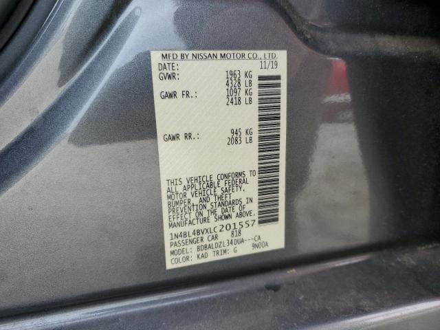 2020 NISSAN ALTIMA S - 1N4BL4BVXLC201557