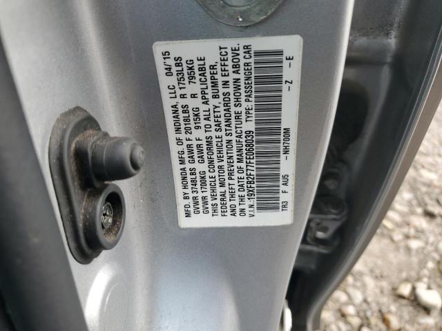2015 HONDA CIVIC SE 19XFB2F77FE068039