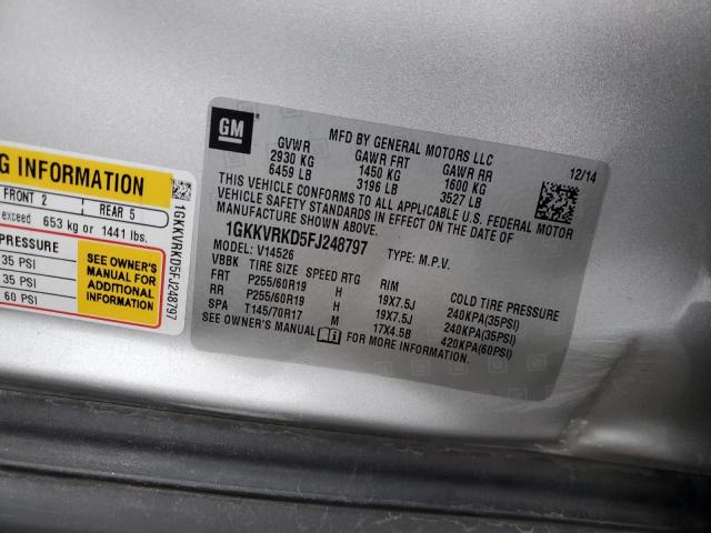 2015 GMC ACADIA 1GKKVRKD5FJ248797