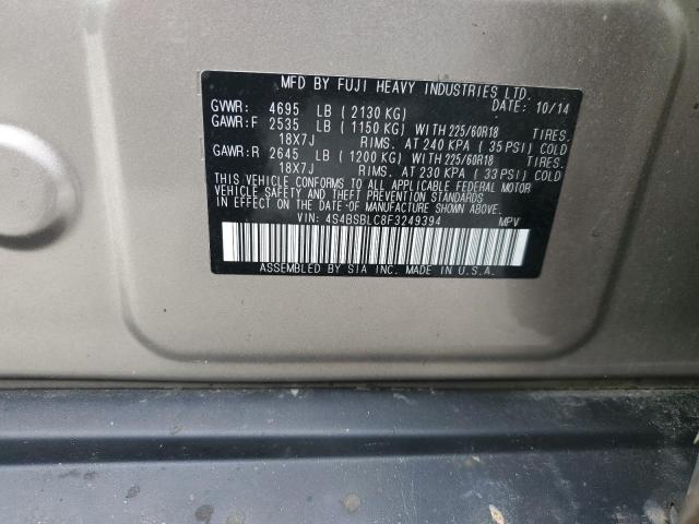 2015 SUBARU OUTBACK 2. - 4S4BSBLC8F3249394