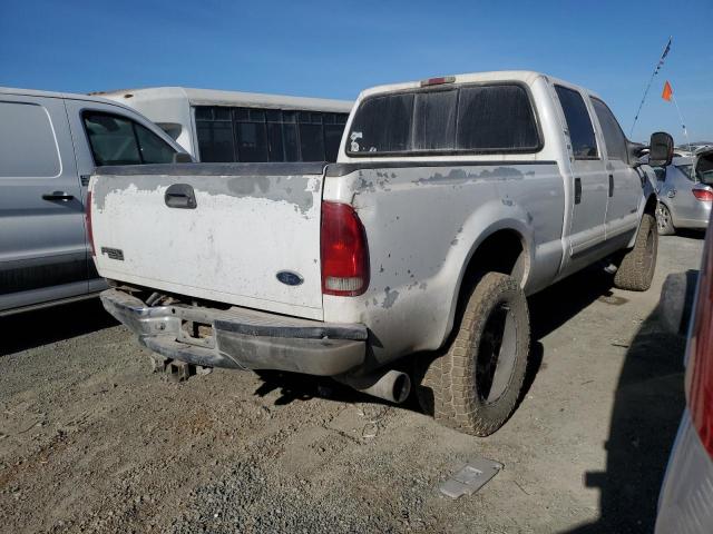 FORD F250 SUPER 2002 white crew pic diesel 1FTNW20F12EA44390 photo #4