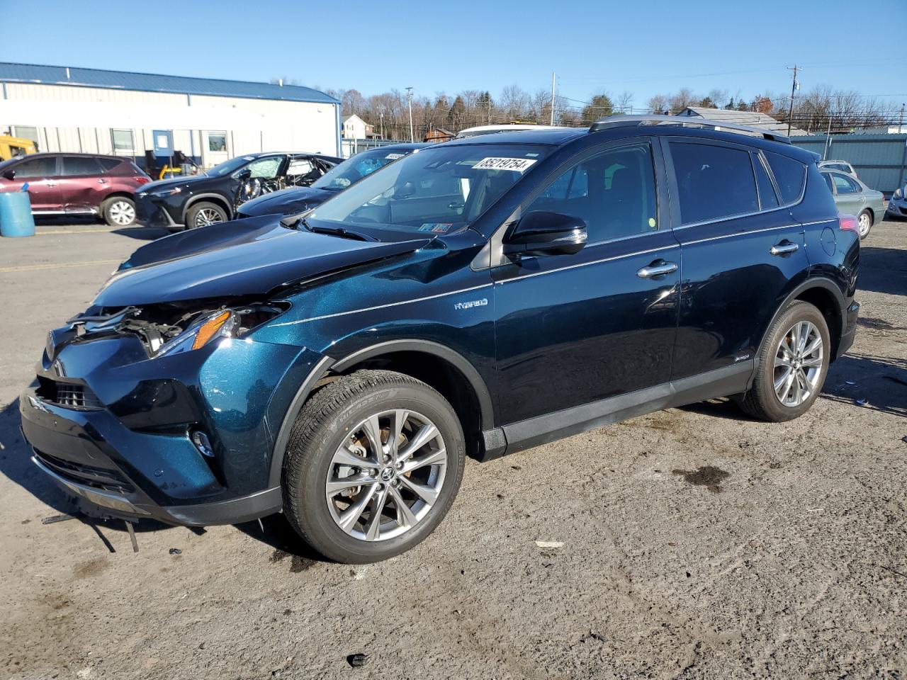 Lot #3030636148 2018 TOYOTA RAV4 HV LI