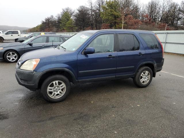 HONDA CR-V EX 2002 blue  gas SHSRD78892U011350 photo #1