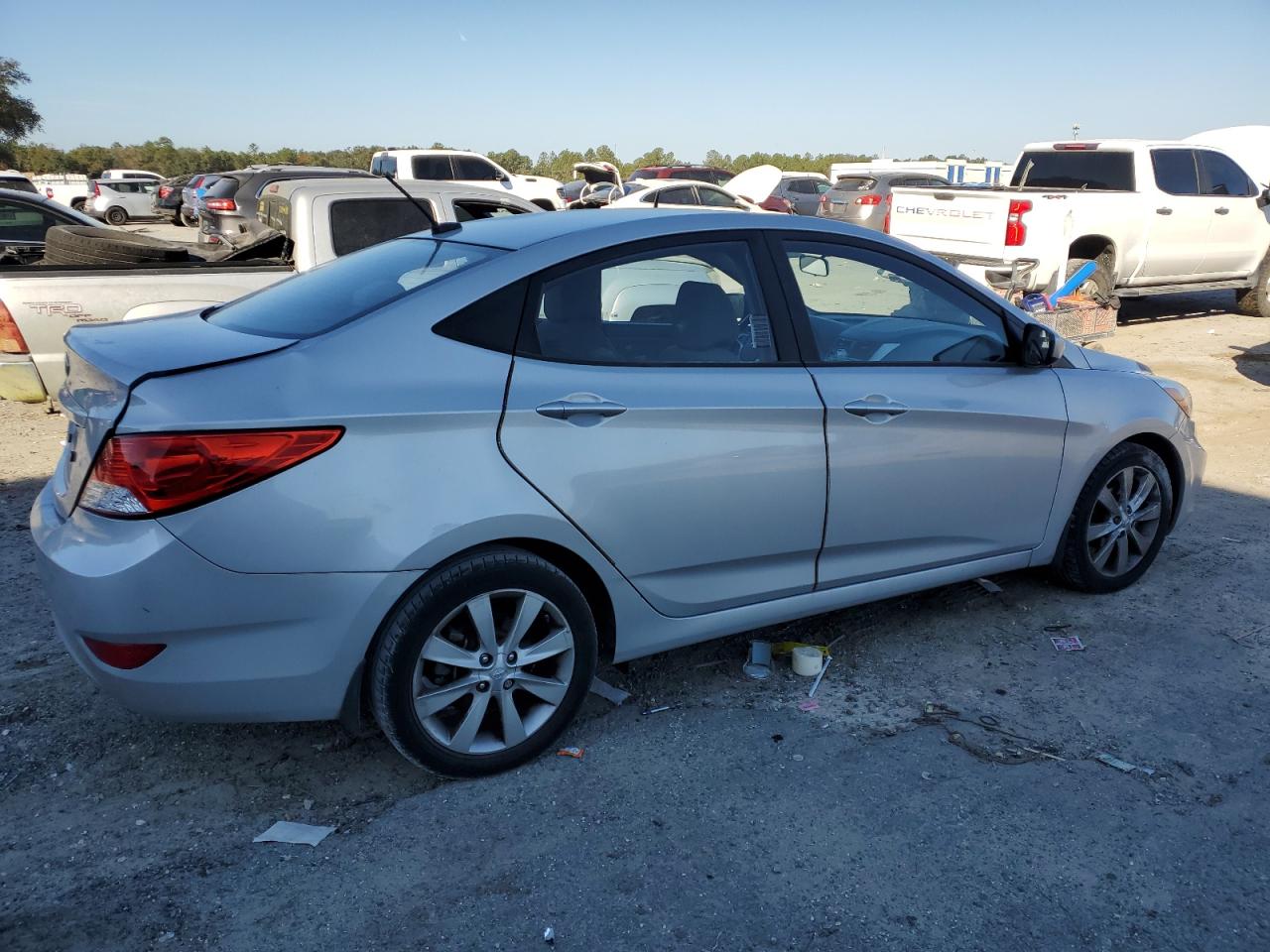 Lot #3046717251 2014 HYUNDAI ACCENT GLS