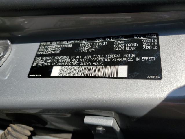 2023 VOLVO XC60 ULTIM YV4H60DX4P1339368