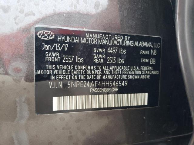 2017 HYUNDAI SONATA SE - 5NPE24AF4HH546549
