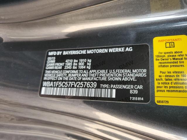 2015 BMW 228 I WBA1F5C57FV257639