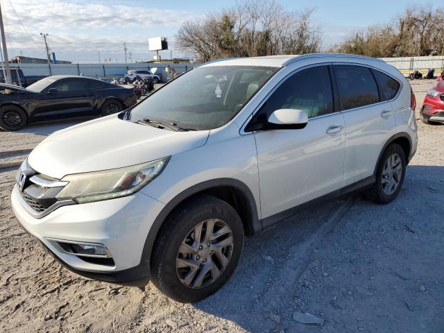 HONDA CR-V EXL 2016 white  gas 5J6RM4H7XGL046152 photo #1