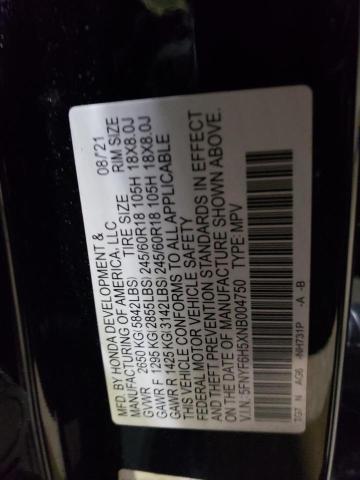 2022 HONDA PILOT EXL - 5FNYF6H5XNB004750