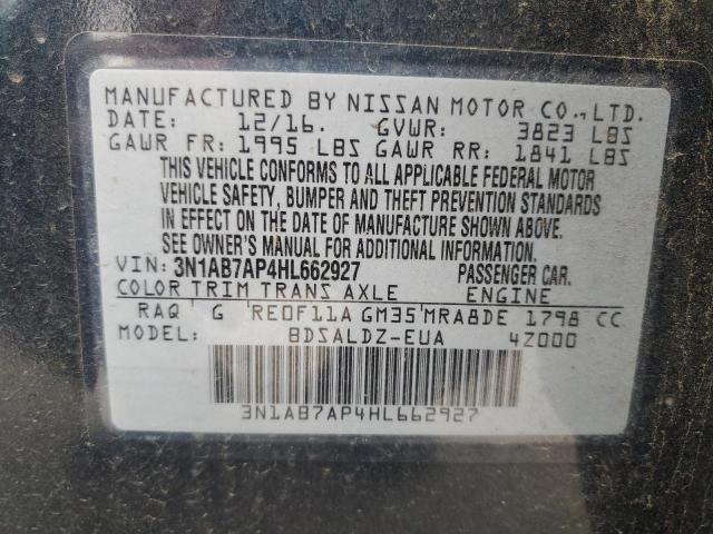 2017 NISSAN SENTRA S - 3N1AB7AP4HL662927