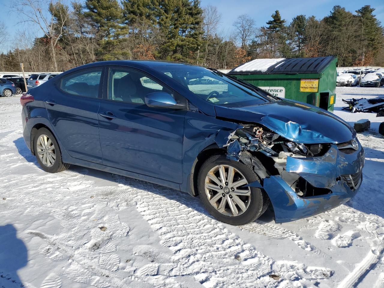 Lot #3034282177 2014 HYUNDAI ELANTRA SE