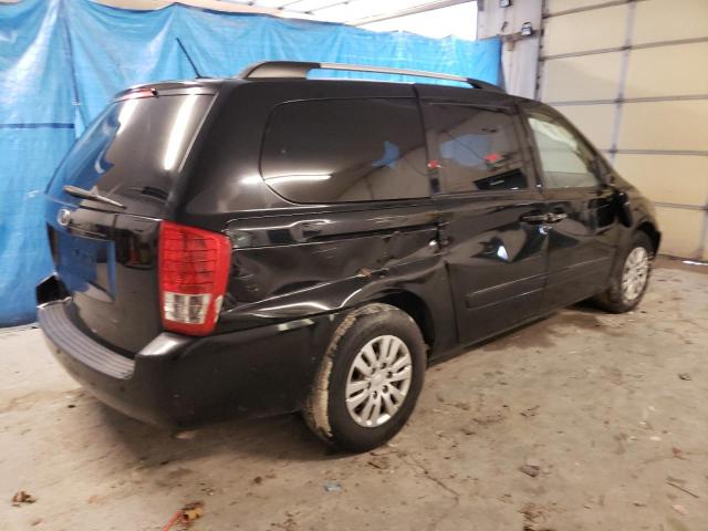 KIA SEDONA LX 2012 black  gas KNDMG4C7XC6458269 photo #4