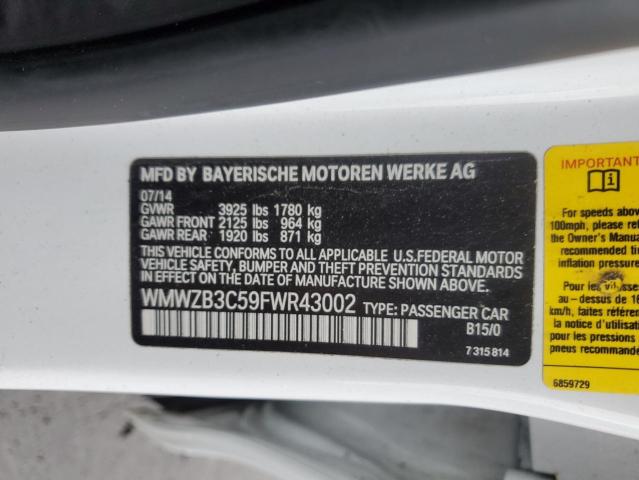 2015 MINI COOPER COU - WMWZB3C59FWR43002
