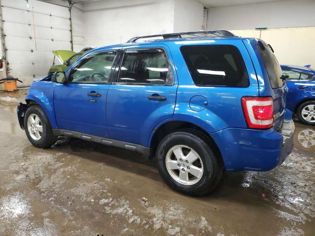 FORD ESCAPE XLT 2011 blue  flexible fuel 1FMCU9DG7BKA32220 photo #3