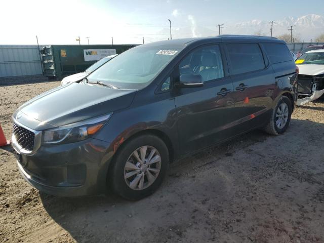 KIA SEDONA LX 2017 gray  gas KNDMB5C11H6251261 photo #1