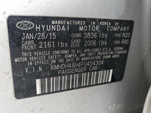 2015 HYUNDAI ELANTRA SE - KMHDH4AH4FU454304