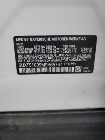 2021 BMW X3 XDRIVE3 - 5UXTS1C09M9H65767