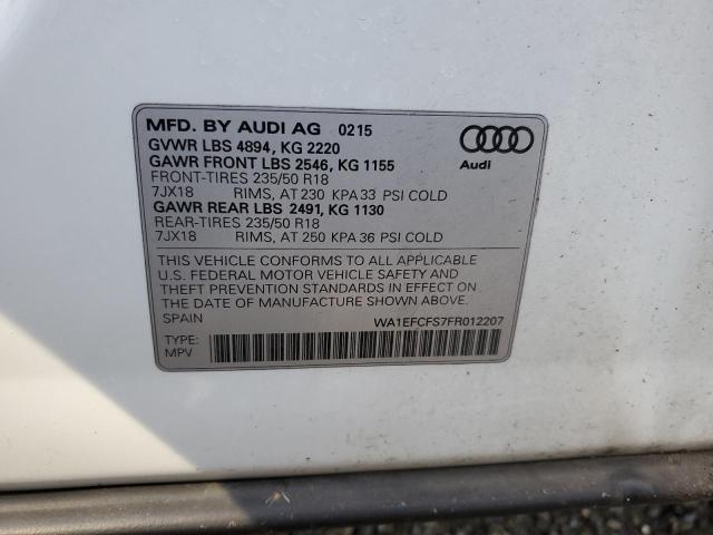 VIN WA1EFCFS7FR012207 2015 AUDI Q3 no.13