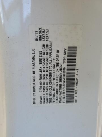 2018 HONDA ODYSSEY TO - 5FNRL6H83JB000976