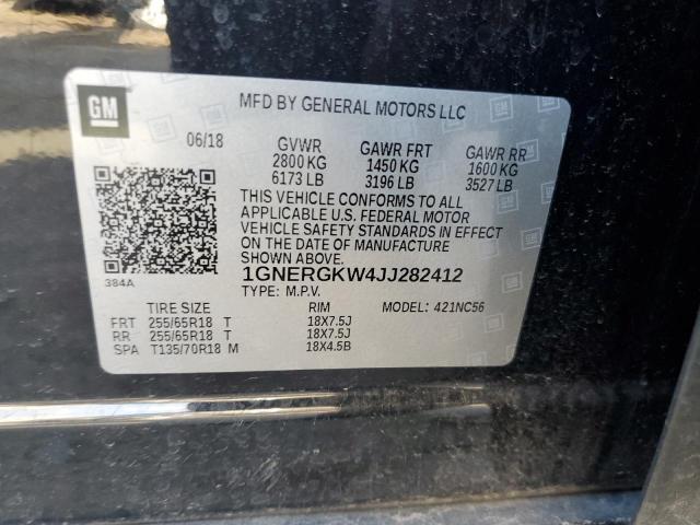 2018 CHEVROLET TRAVERSE L - 1GNERGKW4JJ282412