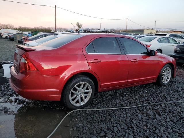 FORD FUSION SEL 2011 burgundy  gas 3FAHP0JA0BR283451 photo #4